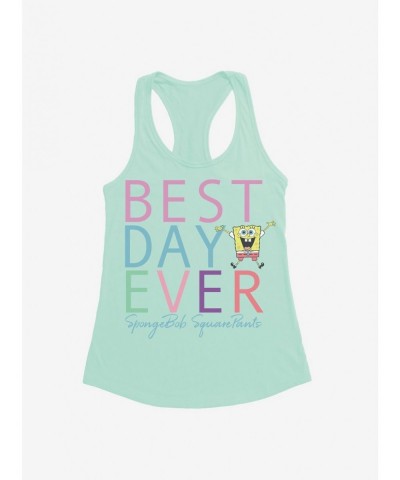 Crazy Deals SpongeBob SquarePants Best Day Ever Rainbow Girls Tank $7.57 Tanks