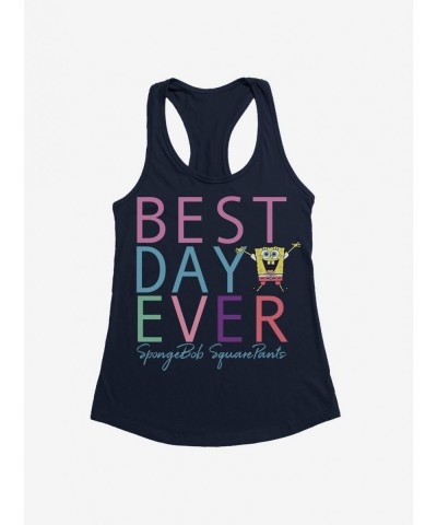 Crazy Deals SpongeBob SquarePants Best Day Ever Rainbow Girls Tank $7.57 Tanks