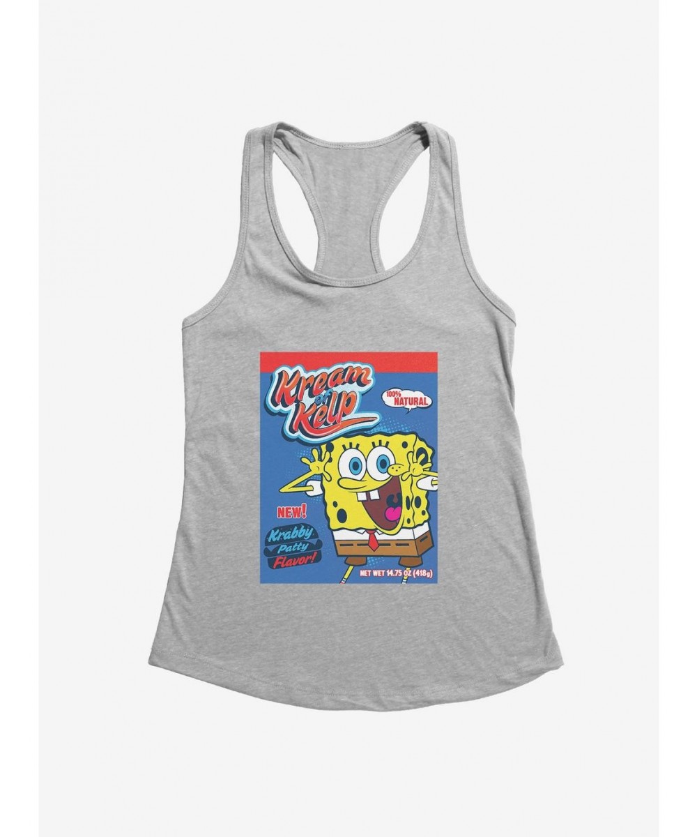 Seasonal Sale SpongeBob SquarePants Kream Of Kelp Girls Tank $9.56 Tanks