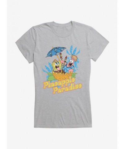 Crazy Deals SpongeBob SquarePants Pineapple Paradise Girls T-Shirt $8.57 T-Shirts