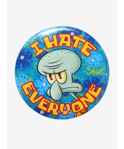 Crazy Deals SpongeBob SquarePants Hate Everyone 3 Inch Button $1.17 Merchandises