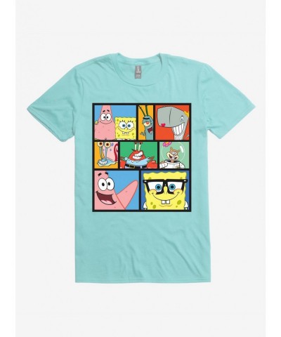 Flash Sale SpongeBob Collage T-Shirt $9.12 T-Shirts