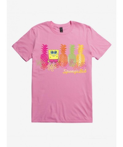 Limited-time Offer SpongeBob Pineapples T-Shirt $10.94 T-Shirts