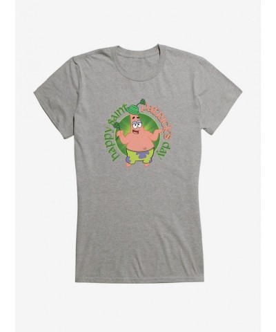 New Arrival SpongeBob SquarePants Happy St. Patrick's Day Girls T-Shirt $9.96 T-Shirts