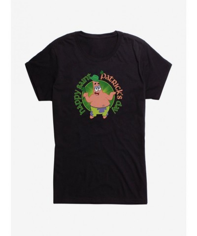 New Arrival SpongeBob SquarePants Happy St. Patrick's Day Girls T-Shirt $9.96 T-Shirts