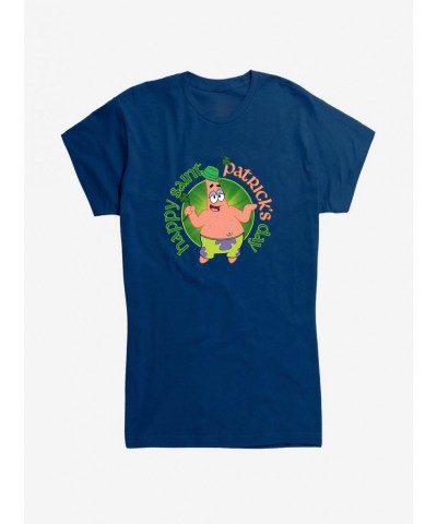 New Arrival SpongeBob SquarePants Happy St. Patrick's Day Girls T-Shirt $9.96 T-Shirts