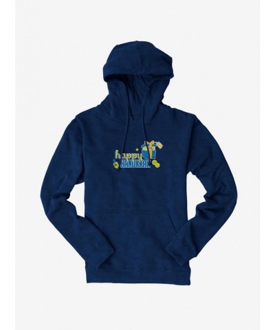 Festival Price SpongeBob SquarePants Happy Hanukkah Hoodie $14.87 Hoodies