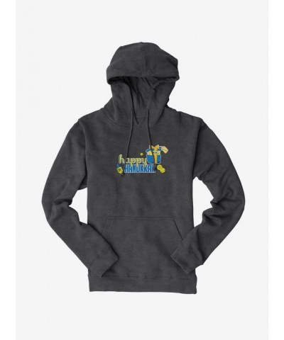 Festival Price SpongeBob SquarePants Happy Hanukkah Hoodie $14.87 Hoodies