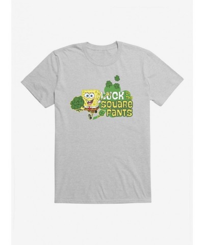 Seasonal Sale SpongeBob SquarePants Luck Of The Square Pants T-Shirt $9.56 T-Shirts