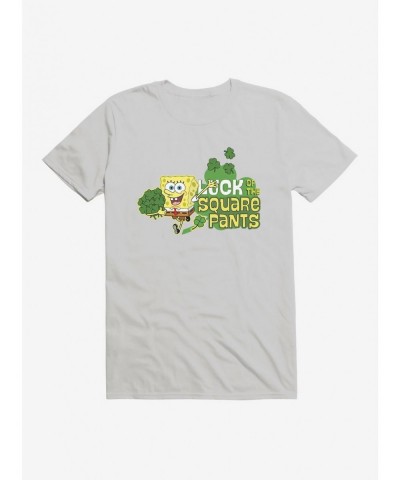 Seasonal Sale SpongeBob SquarePants Luck Of The Square Pants T-Shirt $9.56 T-Shirts