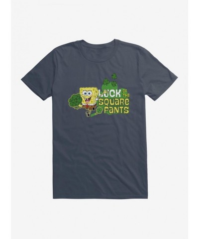 Seasonal Sale SpongeBob SquarePants Luck Of The Square Pants T-Shirt $9.56 T-Shirts