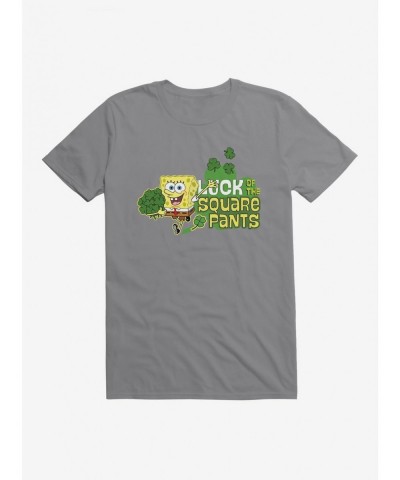 Seasonal Sale SpongeBob SquarePants Luck Of The Square Pants T-Shirt $9.56 T-Shirts