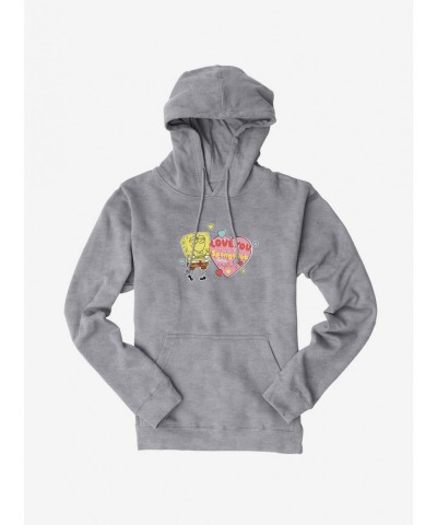 Discount SpongeBob SquarePants Love You More Than Hoodie $19.56 Hoodies