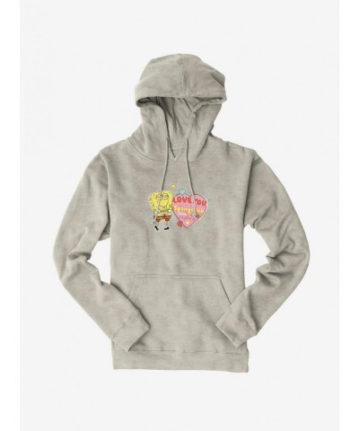 Discount SpongeBob SquarePants Love You More Than Hoodie $19.56 Hoodies