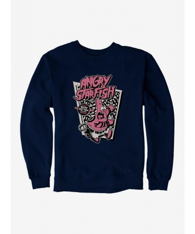 Absolute Discount SpongeBob SquarePants Punk Angry Starfish Sweatshirt $14.76 Sweatshirts