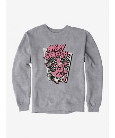 Absolute Discount SpongeBob SquarePants Punk Angry Starfish Sweatshirt $14.76 Sweatshirts