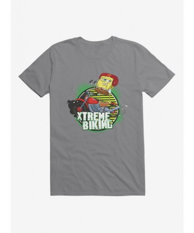 Pre-sale Discount SpongeBob SquarePants Xtreme Biking Sponge T-Shirt $7.27 T-Shirts