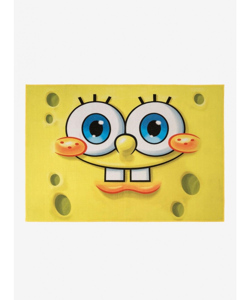 Discount SpongeBob SquarePants Face Rug $40.70 Merchandises