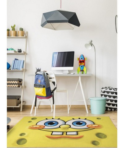 Discount SpongeBob SquarePants Face Rug $40.70 Merchandises