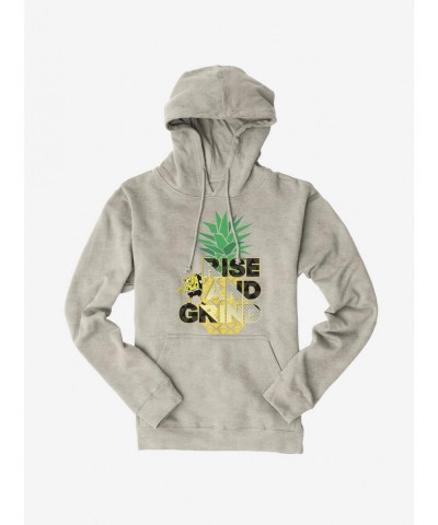 Unique SpongeBob SquarePants Rise And Grind Pineapple Hoodie $11.49 Hoodies