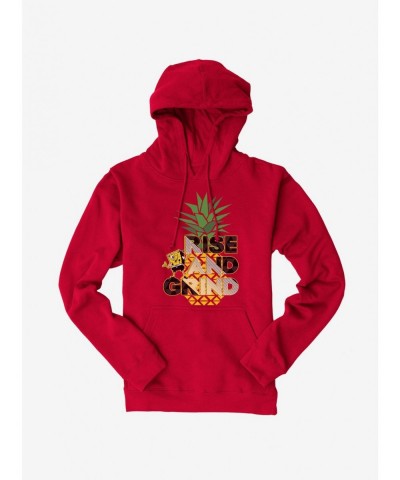 Unique SpongeBob SquarePants Rise And Grind Pineapple Hoodie $11.49 Hoodies