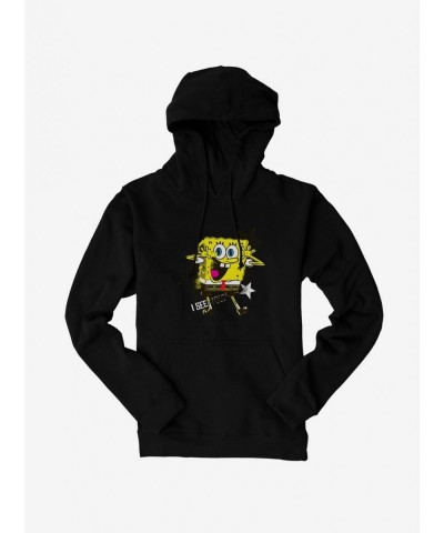 Cheap Sale SpongeBob SquarePants I See You Stars Hoodie $16.16 Hoodies