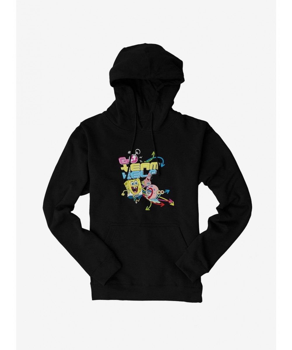 High Quality SpongeBob SquarePants Go Team Kelp Gary Race Hoodie $15.09 Hoodies