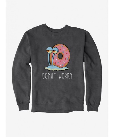 New Arrival SpongeBob SquarePants Gary Donut Worry Sweatshirt $12.40 Sweatshirts