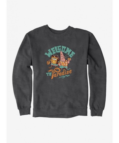 High Quality SpongeBob SquarePants Welcome To Paradise Drinks Sweatshirt $10.04 Sweatshirts