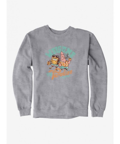 High Quality SpongeBob SquarePants Welcome To Paradise Drinks Sweatshirt $10.04 Sweatshirts