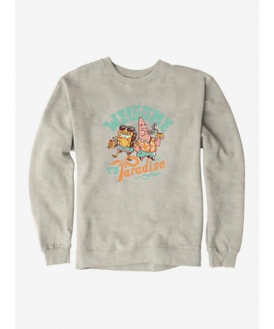 High Quality SpongeBob SquarePants Welcome To Paradise Drinks Sweatshirt $10.04 Sweatshirts