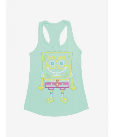 Value Item SpongeBob SquarePants Neon Bob Girls Tank $7.17 Tanks