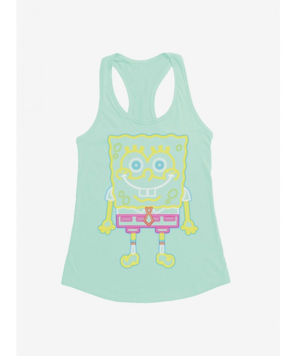 Value Item SpongeBob SquarePants Neon Bob Girls Tank $7.17 Tanks