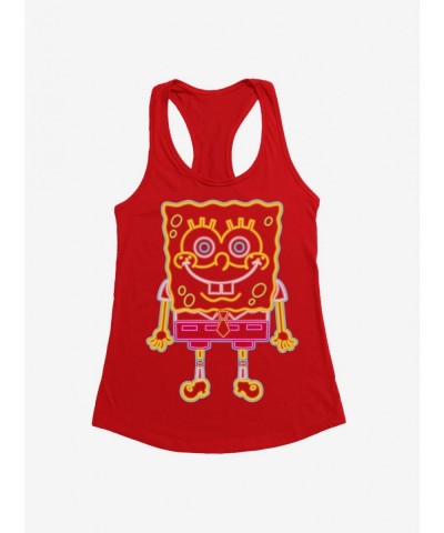 Value Item SpongeBob SquarePants Neon Bob Girls Tank $7.17 Tanks