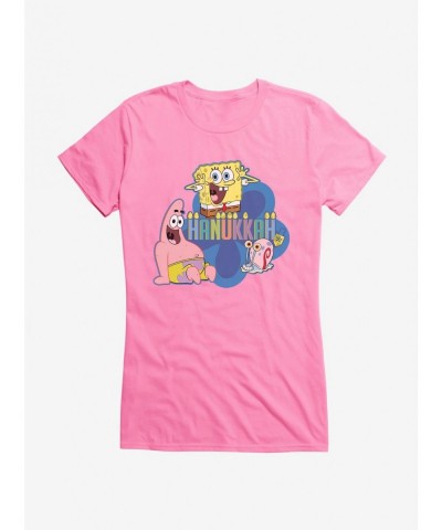 Sale Item SpongeBob SquarePants Hanukkah Trio Girls T-Shirt $7.37 T-Shirts