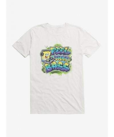 Festival Price SpongeBob SquarePants Hip Hop Feel That Bass T-Shirt $6.31 T-Shirts