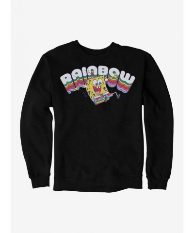 Value for Money SpongeBob SquarePants Rainbow Sweatshirt $11.51 Sweatshirts