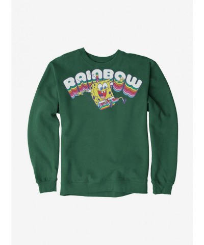 Value for Money SpongeBob SquarePants Rainbow Sweatshirt $11.51 Sweatshirts