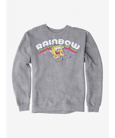 Value for Money SpongeBob SquarePants Rainbow Sweatshirt $11.51 Sweatshirts