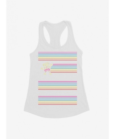 Bestselling SpongeBob SquarePants Neon Rainbow Lines Girls Tank $6.37 Tanks