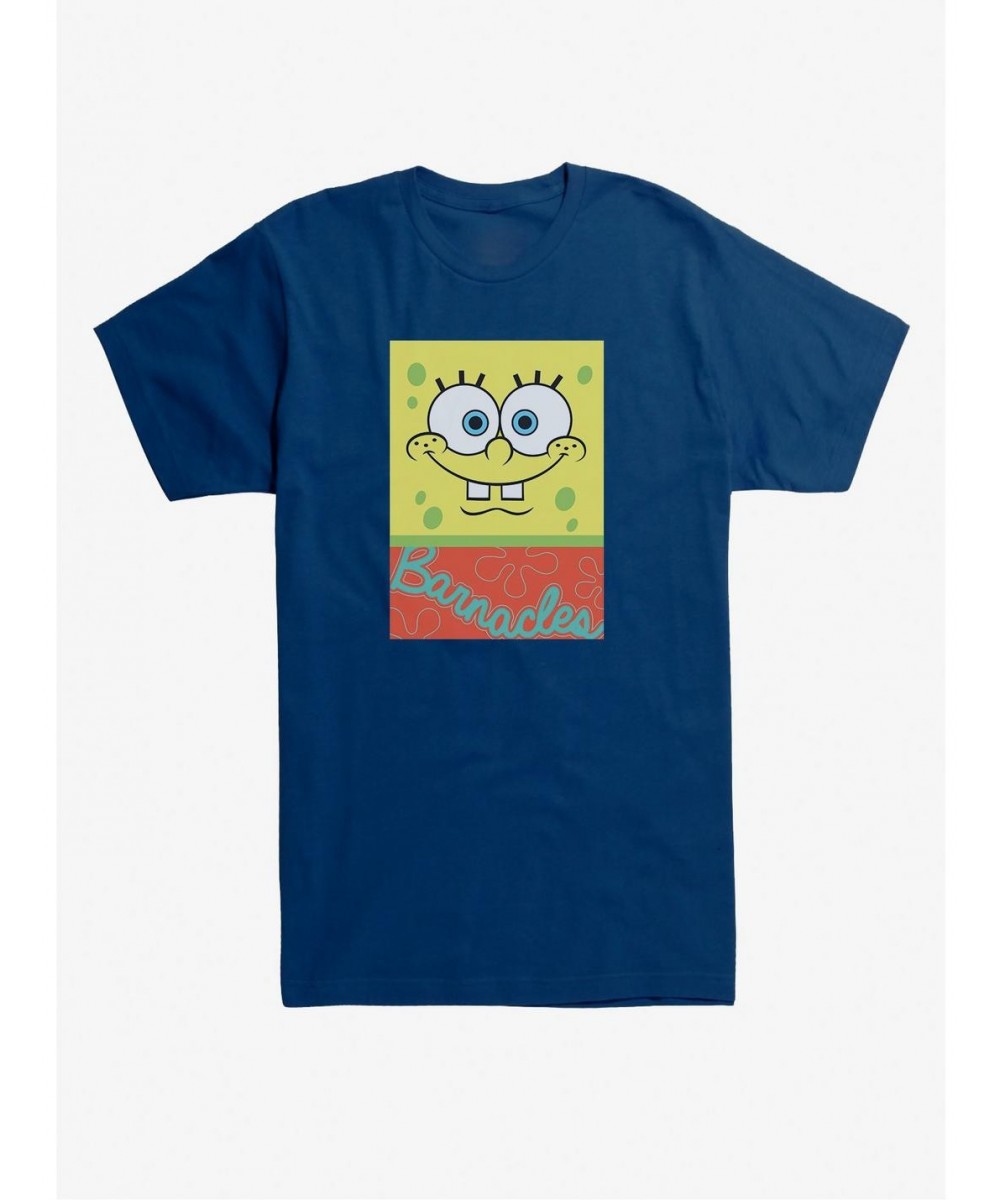 Hot Selling Spongebob Squarepants Barnacles Square T-Shirt $7.84 T-Shirts