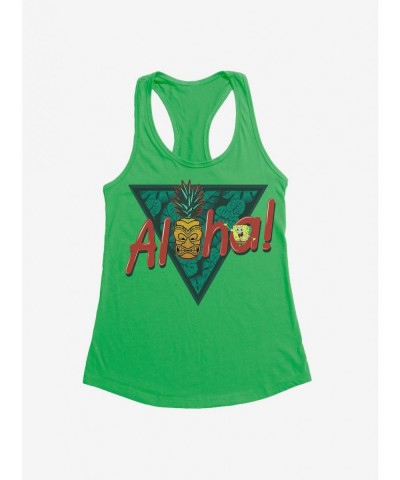 Limited Time Special SpongeBob SquarePants Aloha Girls Tank $8.76 Tanks