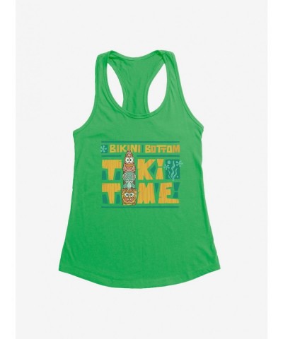 Premium SpongeBob SquarePants Totem Pole Tiki Time Girls Tank $8.37 Tanks