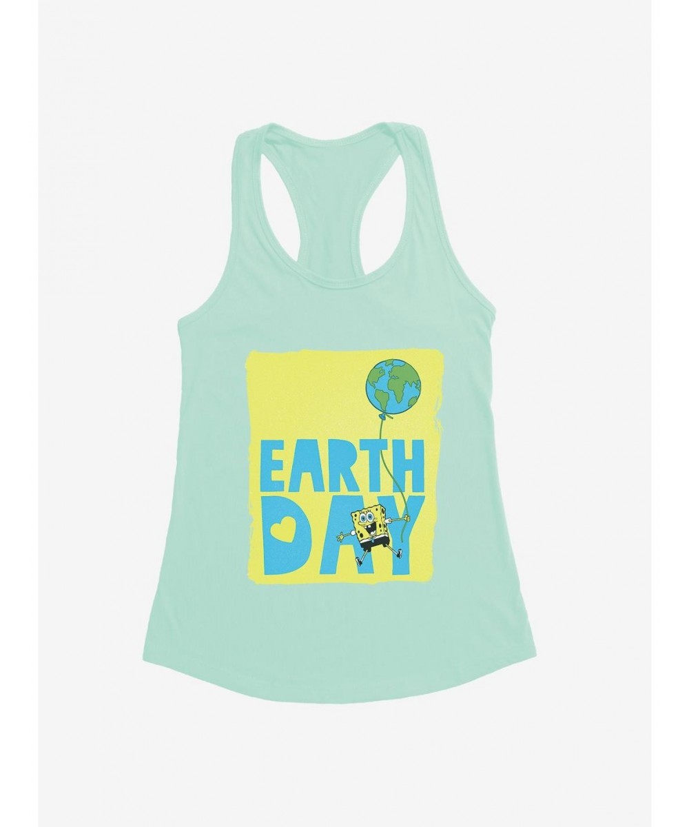 High Quality SpongeBob SquarePants Earth Day Balloon Girls Tank $6.77 Tanks