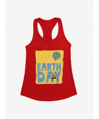 High Quality SpongeBob SquarePants Earth Day Balloon Girls Tank $6.77 Tanks