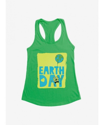 High Quality SpongeBob SquarePants Earth Day Balloon Girls Tank $6.77 Tanks