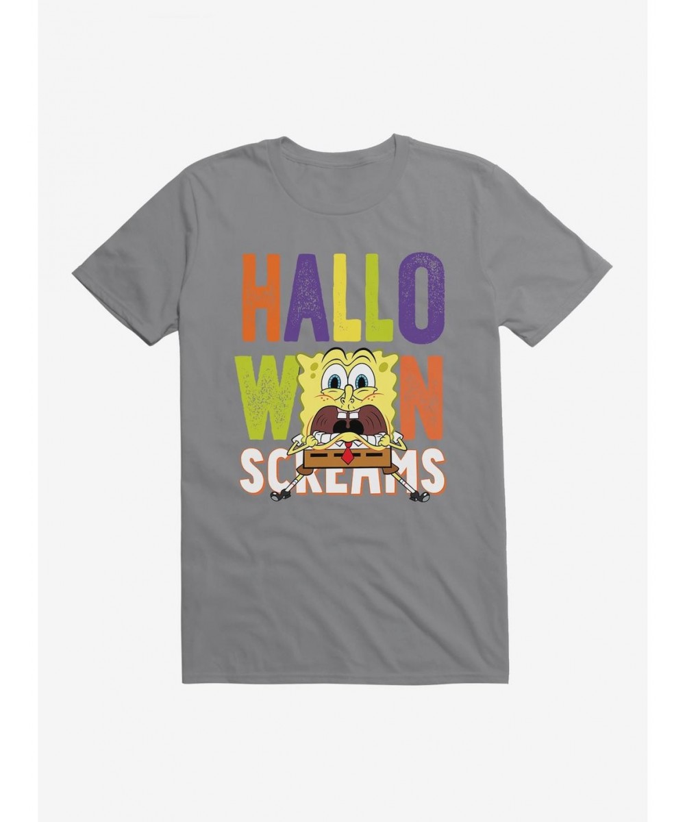 Sale Item SpongeBob SquarePants Halloween Screams Solo T-Shirt $7.84 T-Shirts