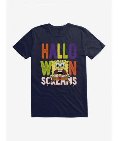 Sale Item SpongeBob SquarePants Halloween Screams Solo T-Shirt $7.84 T-Shirts