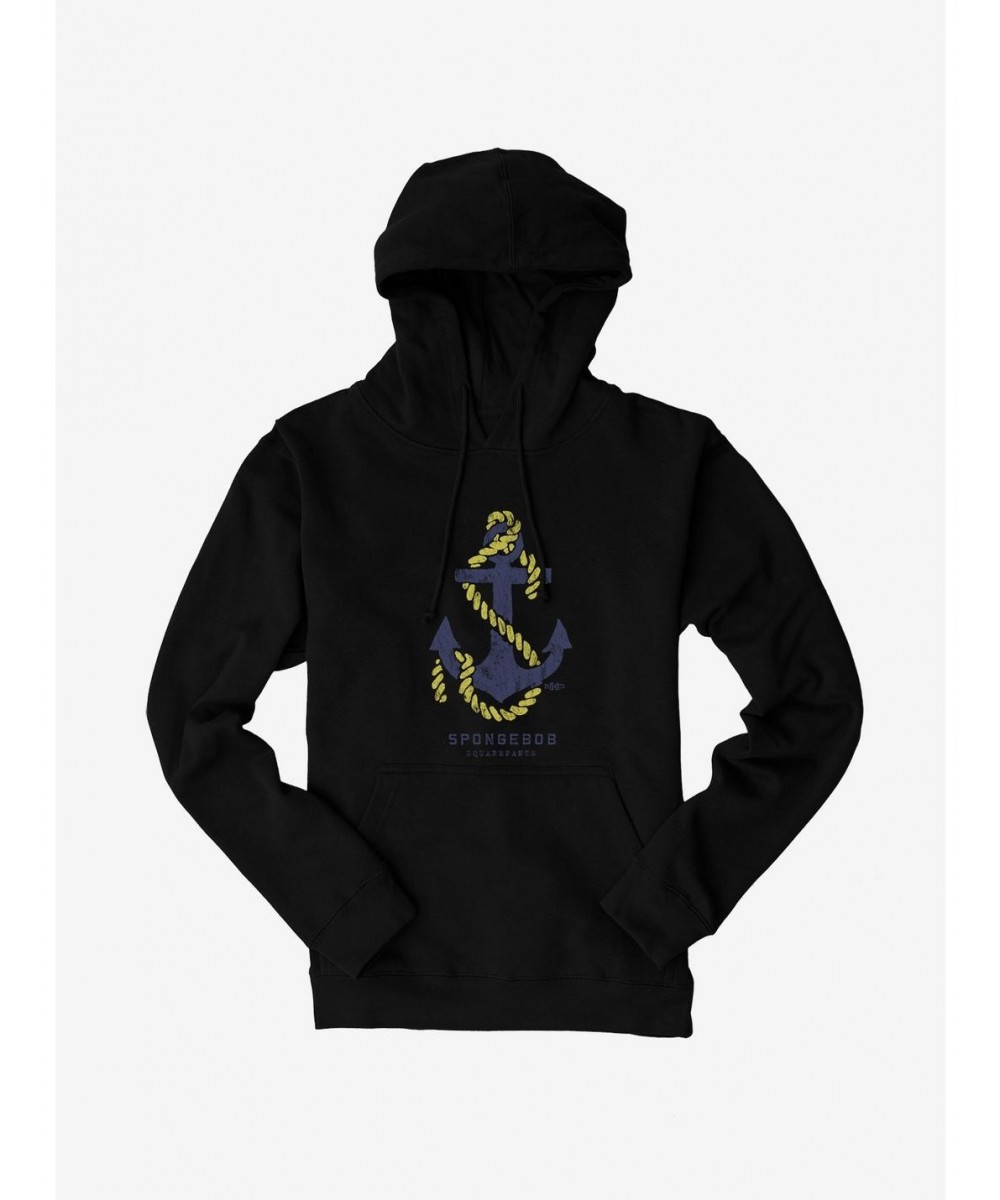 Unique SpongeBob SquarePants Anchor Icon Hoodie $17.24 Hoodies