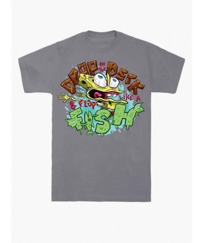 Exclusive Price SpongeBob SquarePants Drop On The Deck and Flop T-Shirt $7.27 T-Shirts